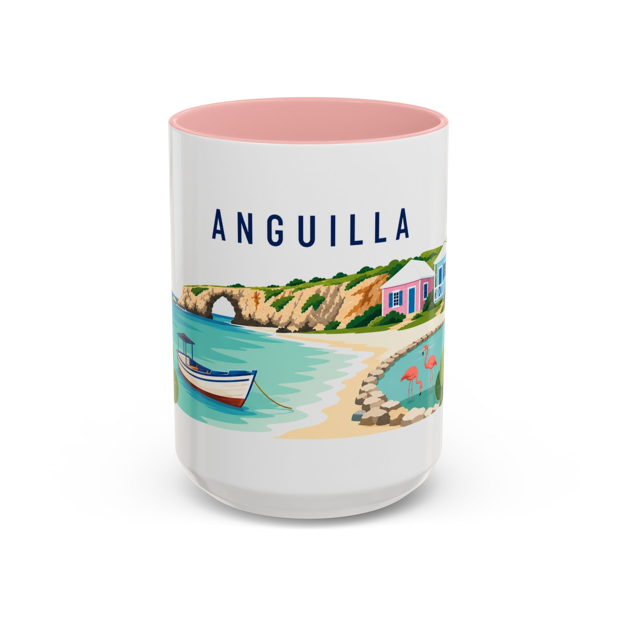 Anguilla Coffee Mug | Travel Souvenir Accent Mug | Country Gift Ceramic Cup 11oz 15oz