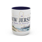 New Jersey Home State Mug | Moving Away Gift | Long Distance Friendship Coffee Cup | 11oz 15oz Accent Mug