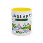Bangladesh Coffee Mug | Travel Souvenir Accent Mug | Country Gift Ceramic Cup 11oz 15oz