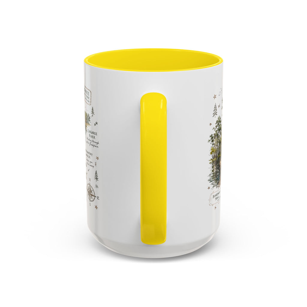 Congaree National Park Coffee Mug | South Carolina Forest Floodplain Gift | Accent Color Ceramic 11oz 15oz