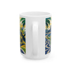 Brazil Soccer Spirit Coffee Mug | Soccer Fan Gift | Ceramic 11oz 15oz Match Day Cup