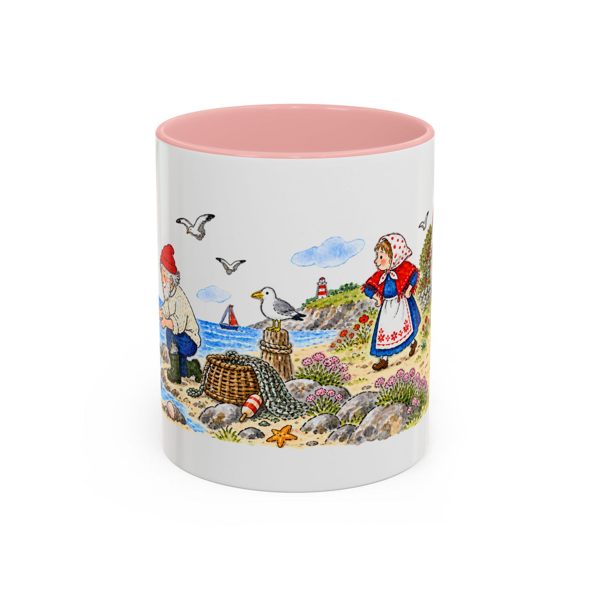 The Fisherman and His Wife Mug | Storybook Fairy Tale Accent Coffee Mug | EveryLegend