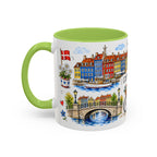 Copenhagen Travel Mug | European City Souvenir Accent Coffee Mug | 11oz 15oz Ceramic Cup
