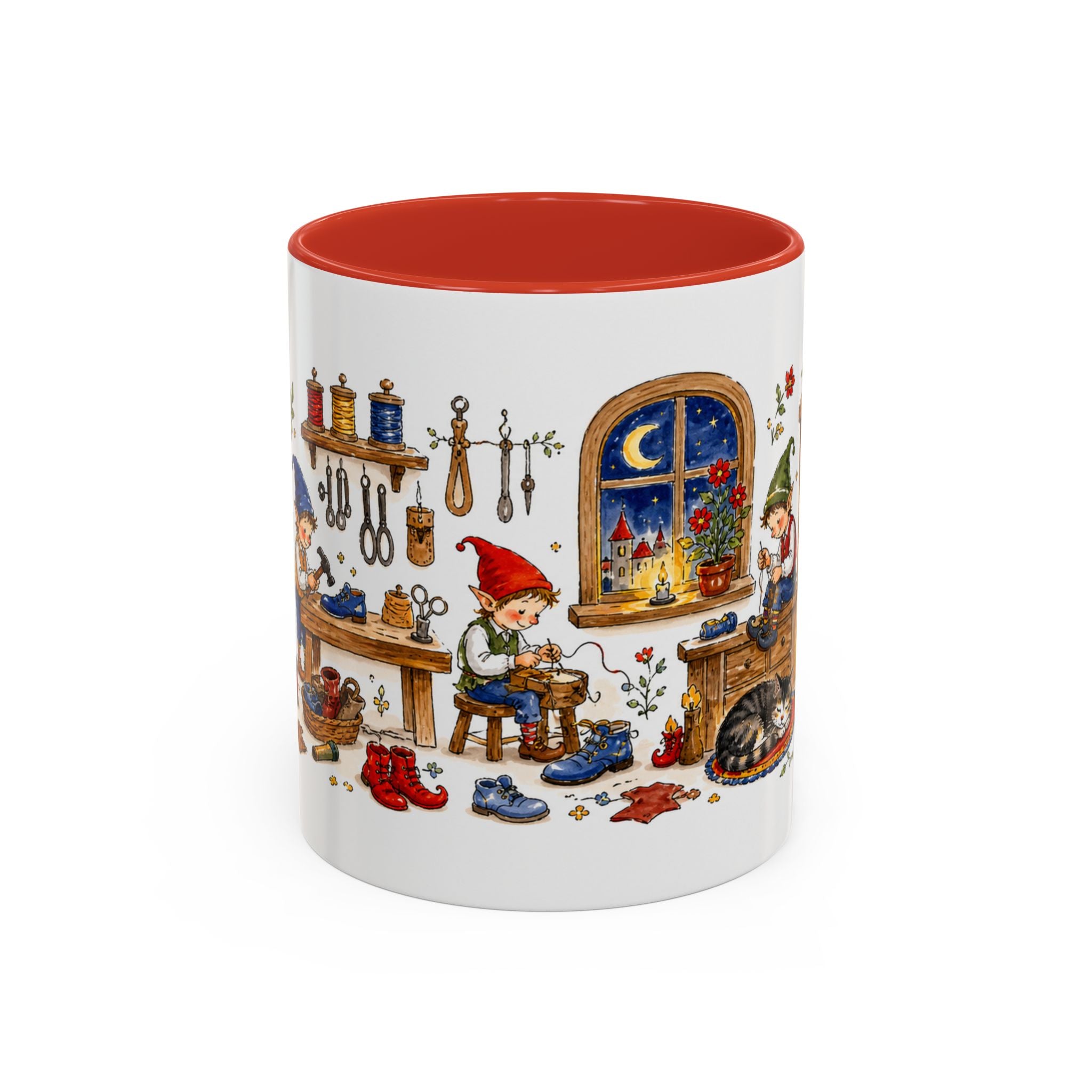 Elves and the Shoemaker Mug | Storybook Accent Coffee Mug | EveryLegend