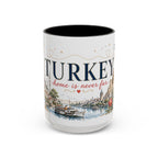Turkey Home Country Mug | Moving Away Gift | Long Distance Friendship | 11 oz 15 oz Accent Mug