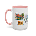 Oklahoma City Illustrated Travel Mug | City Souvenir Accent Coffee Mug | 11oz 15oz Ceramic Cup