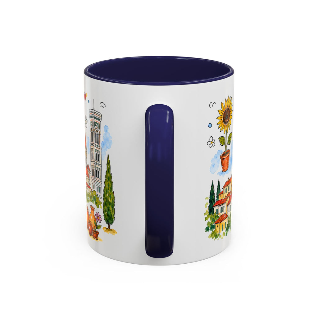 Florence Travel Mug | European City Souvenir Accent Coffee Mug | 11oz 15oz Ceramic Cup