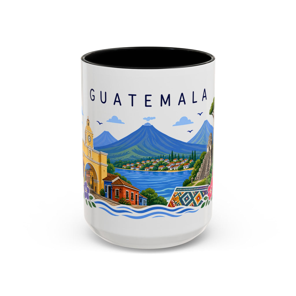 Guatemala Coffee Mug | Travel Souvenir Accent Mug | Place Gift Ceramic Cup 11oz 15oz