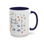 London Christmas Mug | Watercolor City Souvenir, Travel Memories, Ceramic Coffee Cup