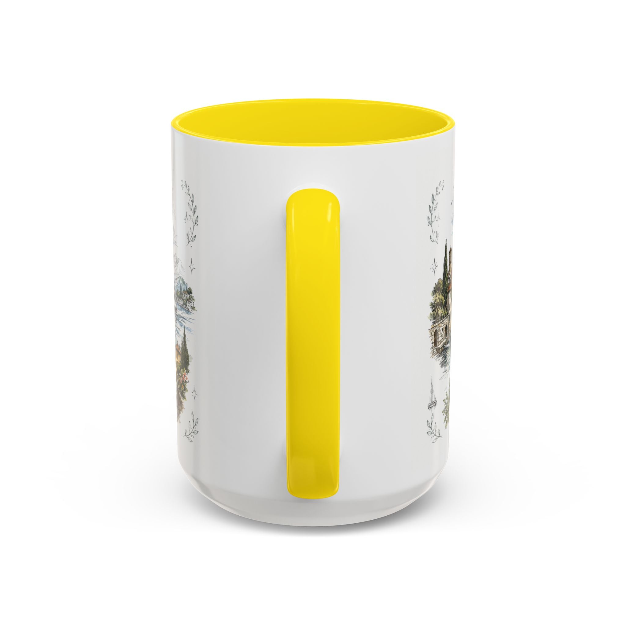 Lake Como Mug, Italy Travel Souvenir, Bucket List Gift, Accent Ceramic Coffee Mug 11oz 15oz