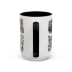 Dublin Coffee Mug | Ireland Travel Souvenir | Vintage Illustrated City Gift | 11 oz 15 oz Accent Mug