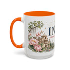 India Home Country Mug | Moving Away Gift | Long Distance Friendship | 11 oz 15 oz Accent Mug