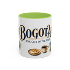 Bogota Coffee Mug | Colombia Travel Souvenir | Vintage Illustrated City Gift | 11 oz 15 oz Accent Mug