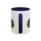 New River Gorge National Park and Preserve Coffee Mug | Solid Color Block Park Souvenir | 11oz 15oz Accent Mug