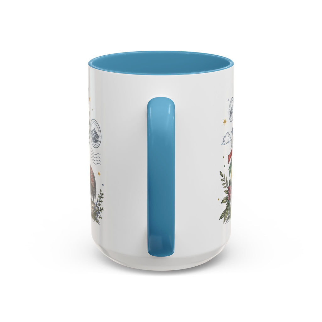 Himalaya Coffee Mug | Travel Destination Souvenir Gift | Accent Color Ceramic 11oz 15oz