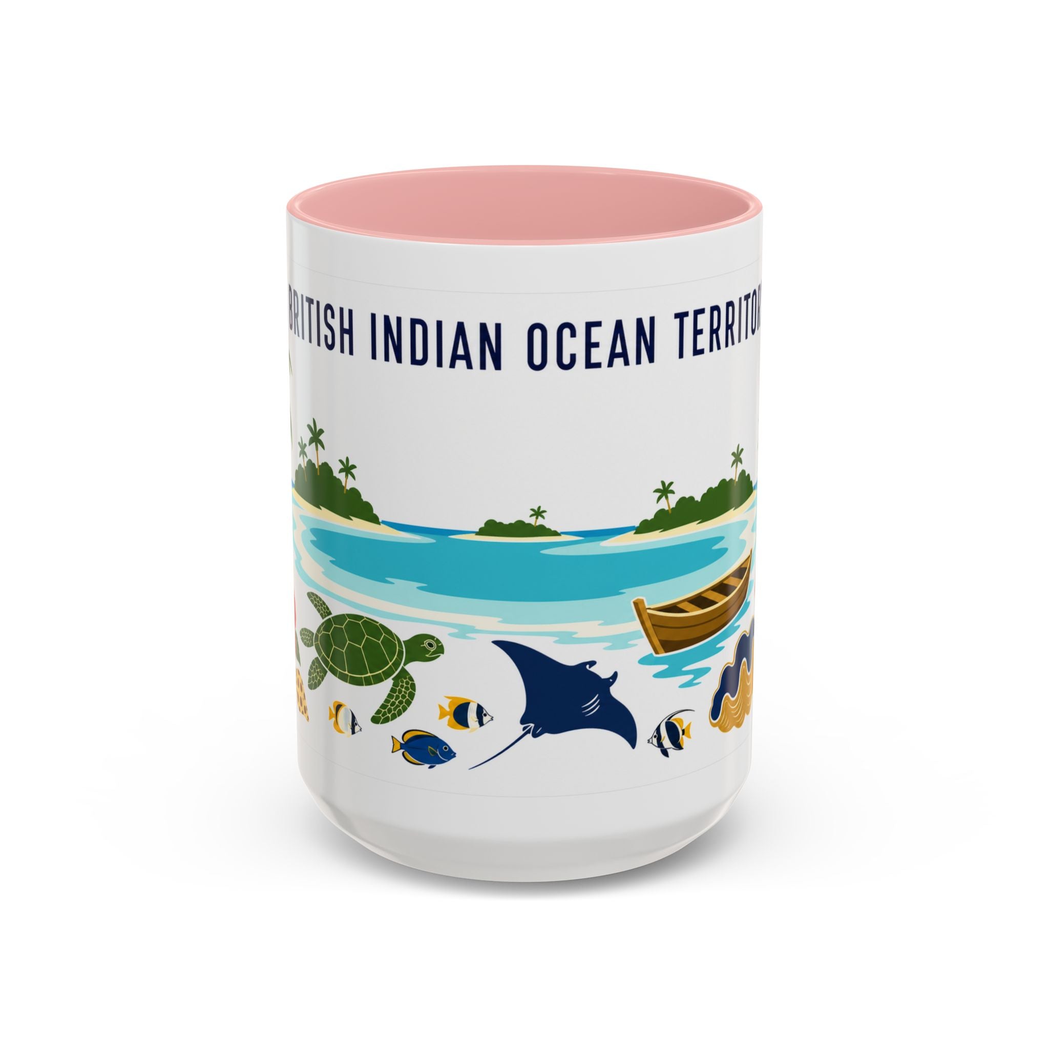 British Indian Ocean Territory Coffee Mug | Travel Souvenir Accent Mug | Country Gift Ceramic Cup 11oz 15oz