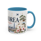 South Korea Home Country Mug | Moving Away Gift | Long Distance Friendship | 11 oz 15 oz Accent Mug