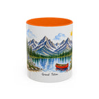 Grand Teton National Park Mug | US Travel Souvenir Accent Coffee Mug | 11oz 15oz Ceramic Cup