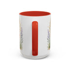 New Mexico State Map Mug | Desert Scenery, Yucca Flower Accent Coffee Cup