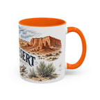 Gobi Desert Mug, Mongolia Travel Souvenir, Bucket List Gift, Accent Ceramic Coffee Mug 11oz 15oz
