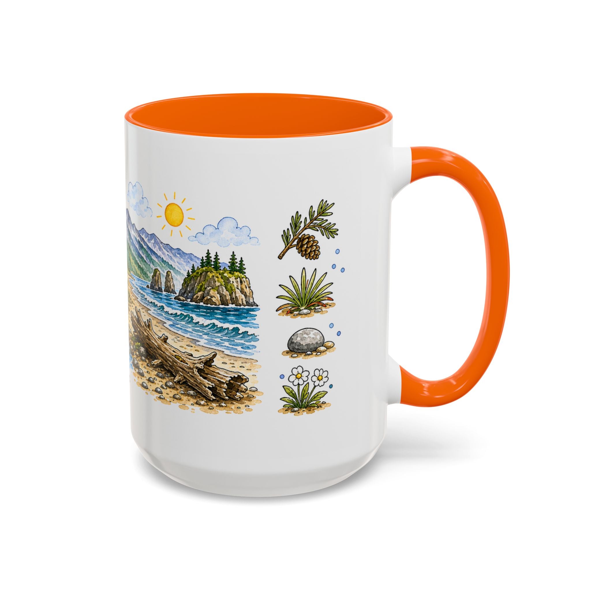 Olympic National Park Mug | US Travel Souvenir Accent Coffee Mug | 11oz 15oz Ceramic Cup