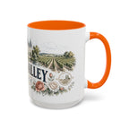 Loire Valley Mug, France Travel Souvenir, Bucket List Gift, Accent Ceramic Coffee Mug 11oz 15oz