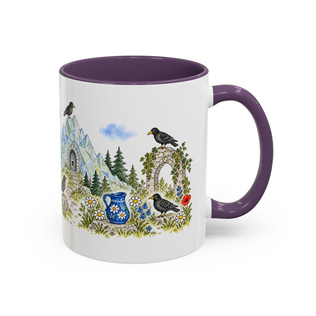 The Seven Ravens Mug | Storybook Fairy Tale Accent Coffee Mug | EveryLegend