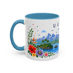 Uganda Coffee Mug | Travel Souvenir Accent Mug | Place Gift Ceramic Cup 11oz 15oz