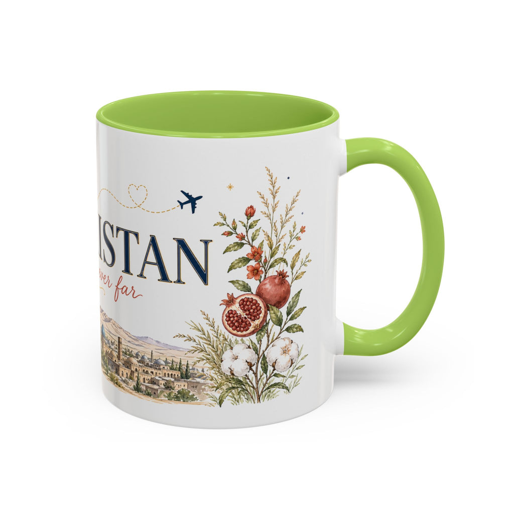 Uzbekistan Home Country Mug | Moving Away Gift | Long Distance Friendship | 11 oz 15 oz Accent Mug