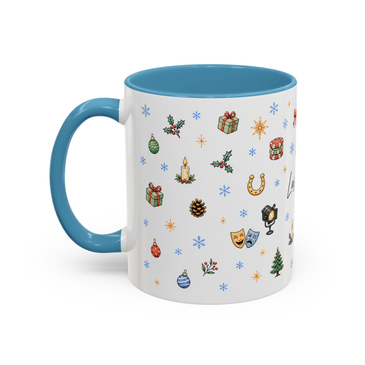 Las Vegas Christmas Mug | Watercolor City Souvenir, Travel Memories (11oz, 15oz)