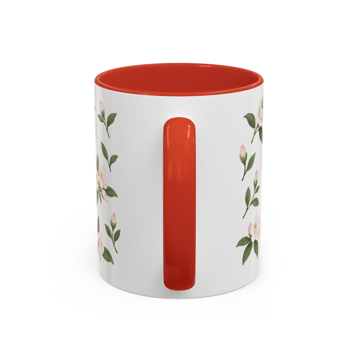 West Virginia Rhododendron Mug, State Flower Floral Coffee Cup, 11oz Botanical Gift