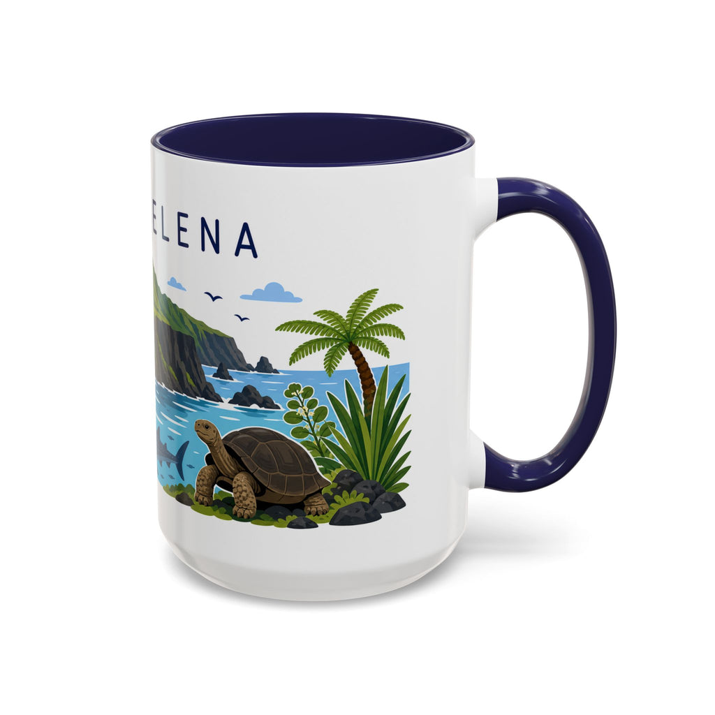 Saint Helena Coffee Mug | Travel Souvenir Accent Mug | Country Gift Ceramic Cup 11oz 15oz