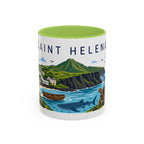 Saint Helena Coffee Mug | Travel Souvenir Accent Mug | Country Gift Ceramic Cup 11oz 15oz