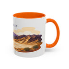 Death Valley National Park Coffee Mug | Solid Color Block Park Souvenir | 11oz 15oz Accent Mug