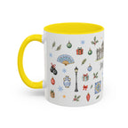 Madrid Christmas Mug | Watercolor City Souvenir, Travel Memories, Ceramic Coffee Cup