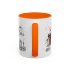 Beijing Coffee Mug | China Souvenir Travel Gift | Accent Color Ceramic 11oz 15oz