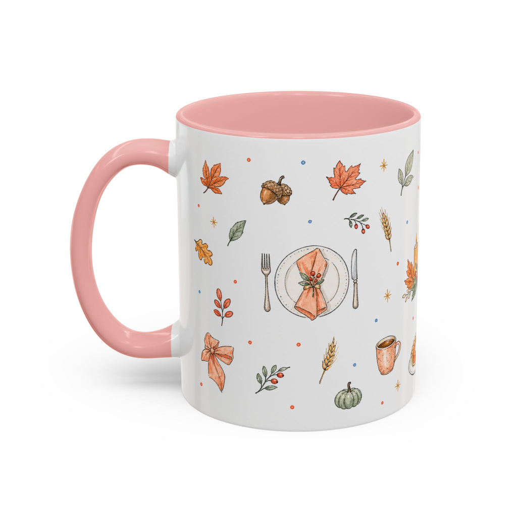 Thanksgiving Host Mug | Cozy Watercolor Gathering Gift | Autumn Accent Cup 11oz 15oz