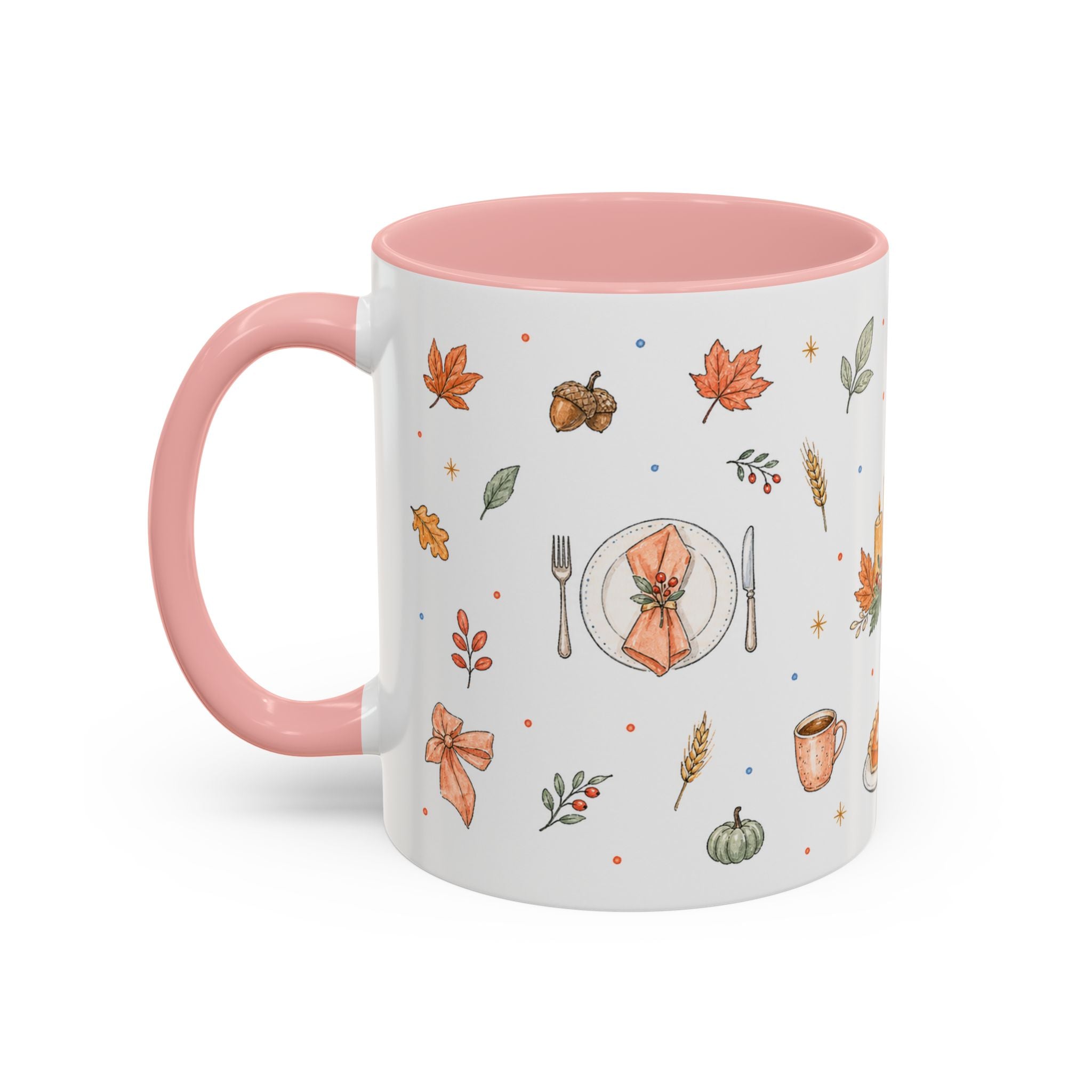 Thanksgiving Host Mug | Cozy Watercolor Gathering Gift | Autumn Accent Cup 11oz 15oz