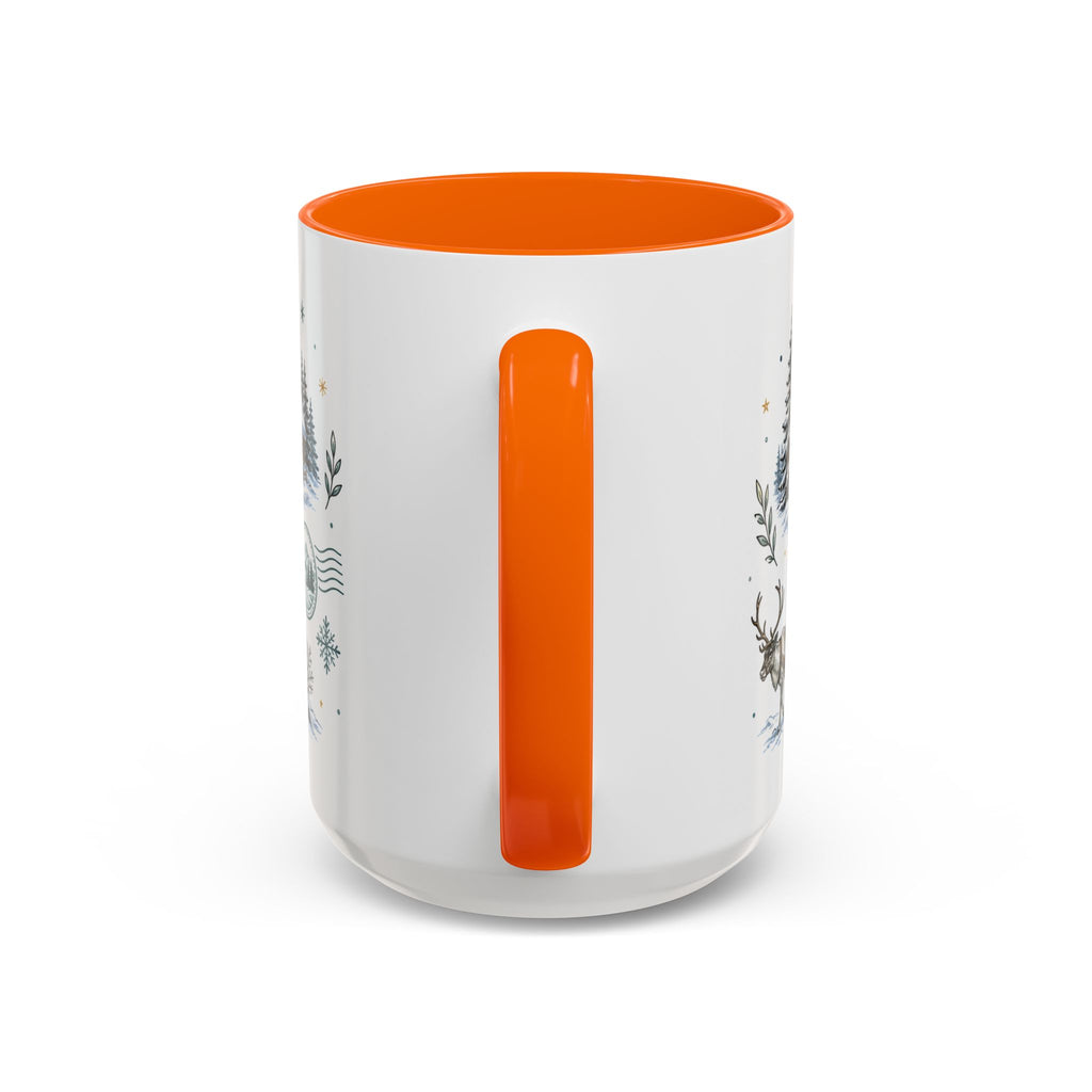 Lapland Coffee Mug | Travel Destination Souvenir Gift | Accent Color Ceramic 11oz 15oz