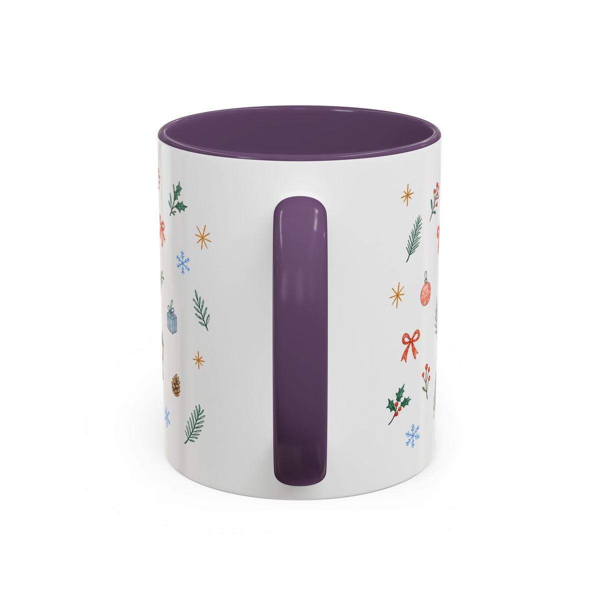 Seoul Christmas Mug | Watercolor Travel Souvenir | Holiday Gift | Accent Ceramic Coffee Cup 11oz 15oz
