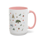 Austin Christmas Mug | Watercolor Travel Souvenir | Holiday Gift | Accent Ceramic Coffee Cup 11oz 15oz