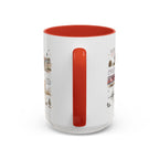 Petrified Forest National Park Coffee Mug | Arizona Painted Desert Fossil Gift | Accent Color Ceramic 11oz 15oz