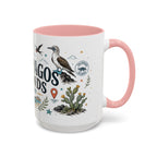 Galapagos Islands Coffee Mug | Travel Destination Souvenir Gift | Accent Color Ceramic 11oz 15oz