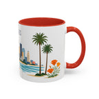 Los Angeles Coffee Mug | United States Travel Souvenir | Porcelain Decal City Gift | 11oz 15oz Accent Mug