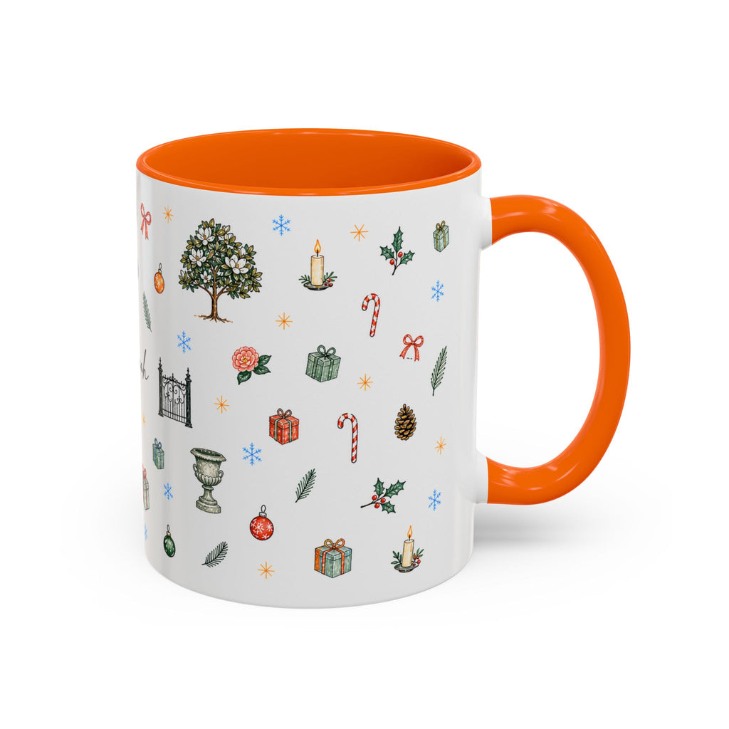 Savannah Christmas Mug | Watercolor City Souvenir, Travel Memories Cup