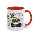 Great Basin National Park Coffee Mug | Nevada Desert Stargazing Hiking Gift | Accent Color Ceramic 11oz 15oz