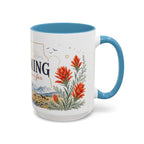 Wyoming Home State Mug | Moving Away Gift | Long Distance Friendship Coffee Cup | 11oz 15oz Accent Mug
