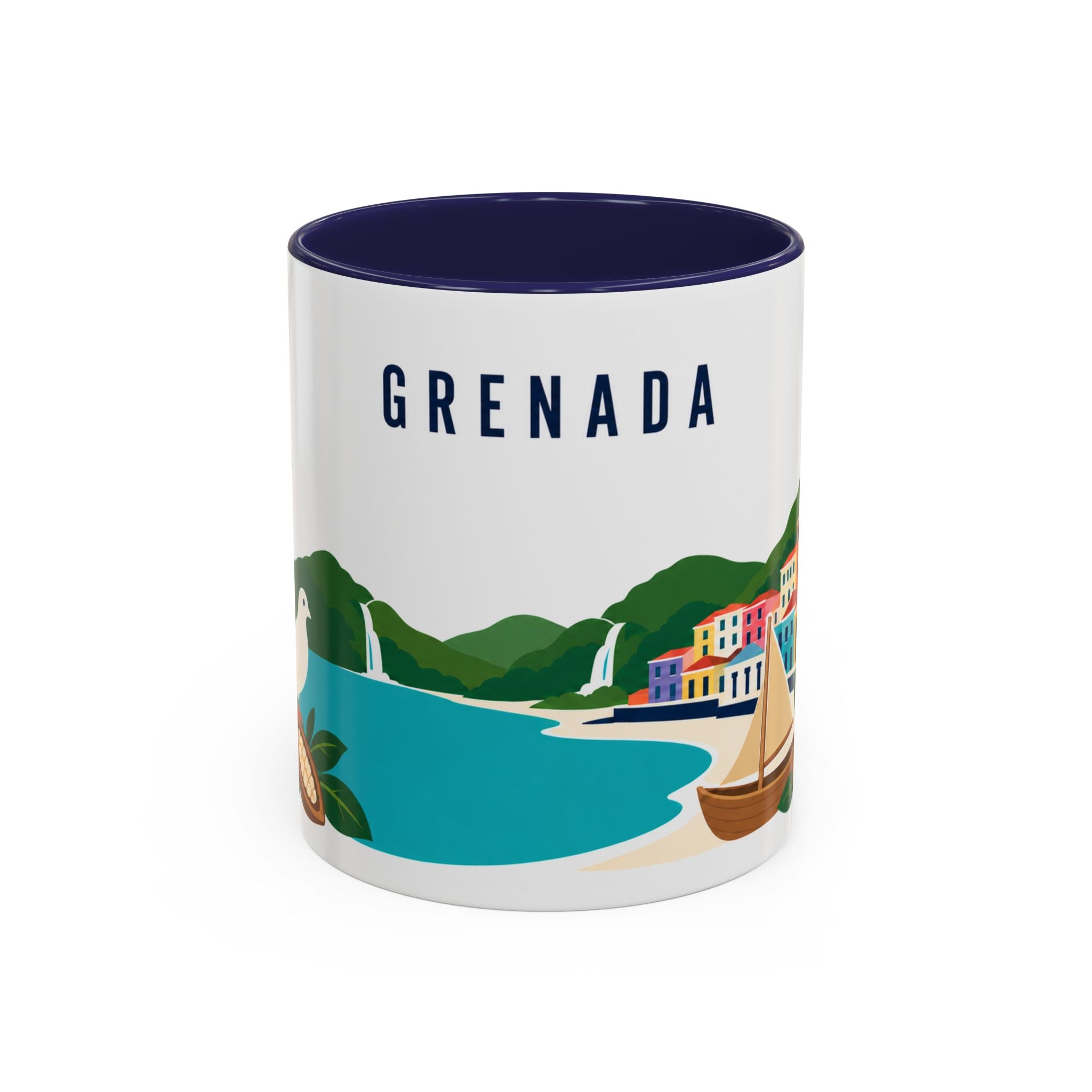 Grenada Coffee Mug | Travel Souvenir Accent Mug | Country Gift Ceramic Cup 11oz 15oz