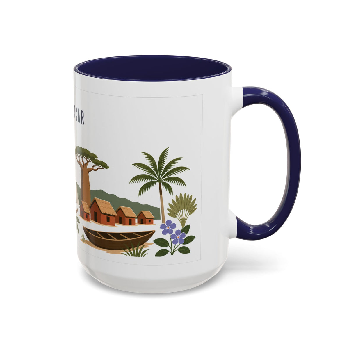 Madagascar Home Country Mug | Moving Away Gift | Long Distance Friendship | 11 oz 15 oz Accent Mug