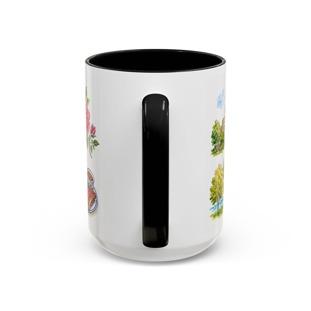Tulsa Illustrated Travel Mug | City Souvenir Accent Coffee Mug | 11oz 15oz Ceramic Cup